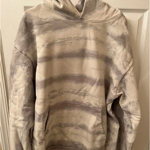 TALENTLESS Mens Hoodie gray marble design size XL